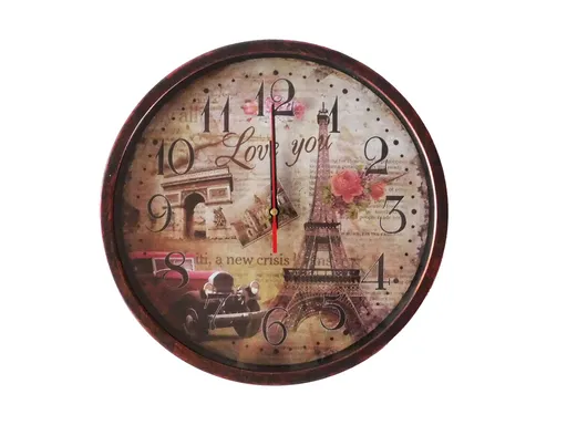 MAKRO - Hodiny Paris, priemer 30cm