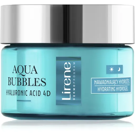 Lirene Aqua Bubbles hydratačný gel pre dehydratovanú suchú pleť 50 ml