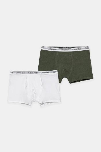 Detské boxerky Calvin Klein Underwear 2-pak biela farba, B70B700506