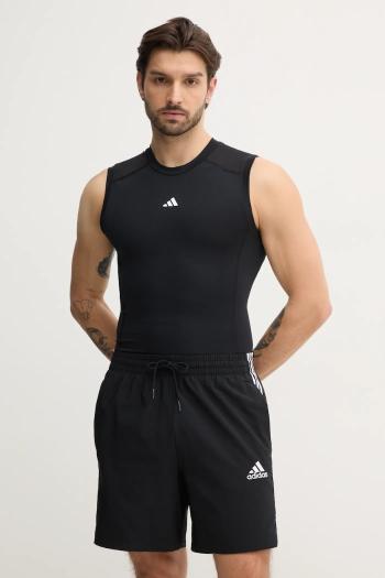 Tréningové tričko adidas Performance Techfit čierna farba, JE6694