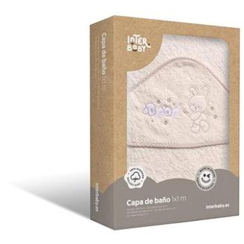 INTERBABY osuška froté králik Bebe, krémová (8435690606348)