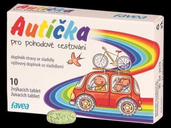 FAVEA Autíčka pre pohodové cestovanie 10 ks