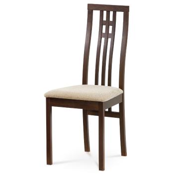 Jedálenská stolička z masívneho dreva BC-2482,orech