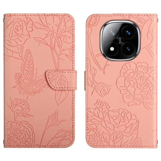 ART BLOSSOM Peňaženkový obal pre Xiaomi Redmi Note 14 Pro ružový