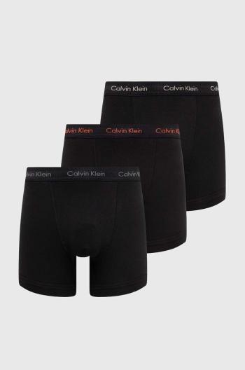 Boxerky Calvin Klein Underwear 3-pak pánske,čierna farba,0000U2662G