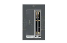 Parker 1501/8893371 Royal Sonnet Black GT, darčeková sada plniaceho a guličkového pera