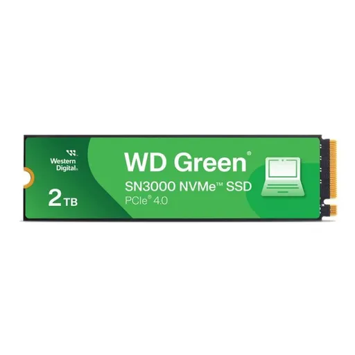 WD GREEN SSD 2TB SN3000, PCI Gen4x4, M.2 2280, (R:5000/W:4200 MB/s)