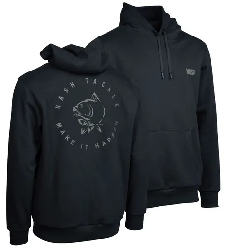 Nash mikina make it happen carp logo hoody black - xl