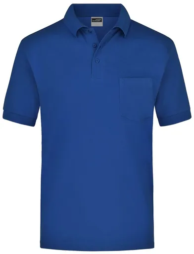 James & Nicholson (Daiber) Pánska polokošiľa s vreckom JN026 - Kráľovská modrá | XL