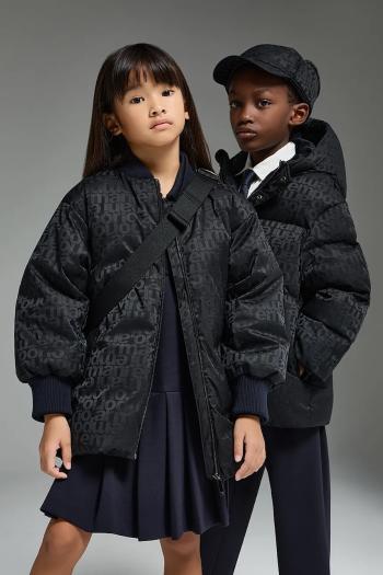 Detská páperová bunda Emporio Armani tmavomodrá farba, EB000514 AF16099