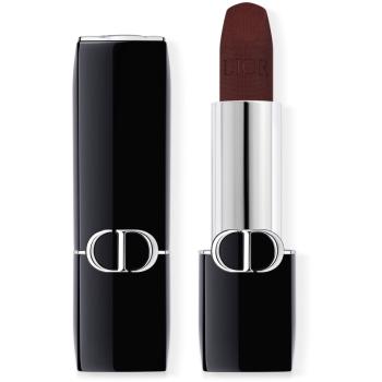 DIOR Rouge Dior Balm hydratačný balzam na pery plniteľný odtieň 001 Diormidnight 3,2 g