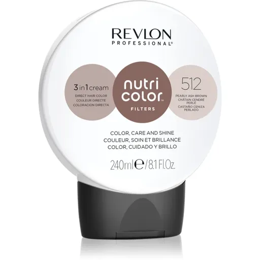 Revlon Professional Nutri Color Filters Toning vyživujúca tónovacia maska pre profesionálne použitie 512 240 ml