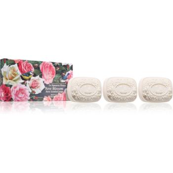 Saponificio Artigianale Fiorentino Rose Blossom Set sada tuhých mydiel