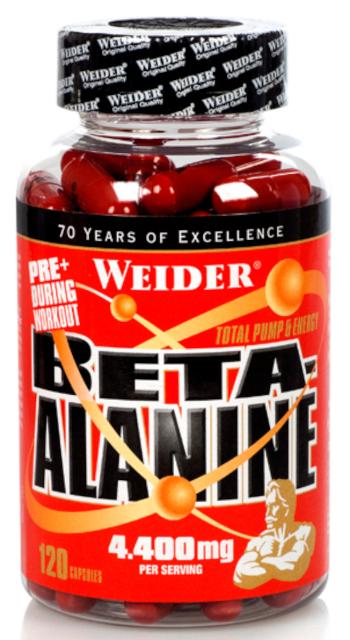 WEIDER Beta-Alanine, 120 kps