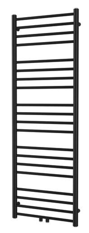 Radiátor kombinovaný SAT Paul 144x50 cm stredové pripojenie čierna matná SATRAPA1440500SBL