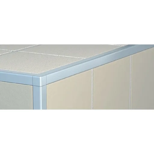 Roh rohová "hranatý" Havos, hliník, dĺžka 1,2 cm, výška hrany 12 mm, RALH12