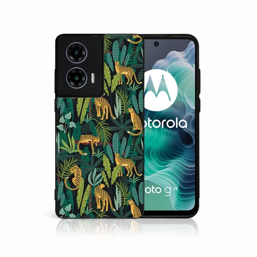 MY ART Ochranný kryt pre Motorola Moto G35 5G LEOPARD (239)