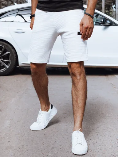 Pánske biele tepláky Dstreet SX2384