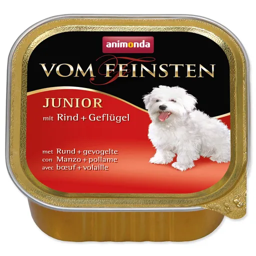 Animonda Vom Feinsten Junior Dog hovädzie a hydina 150 g