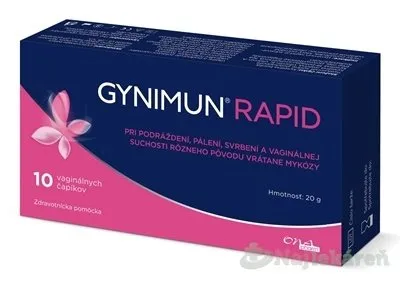 Gynimun Rapid vaginálne čapíky 10 ks