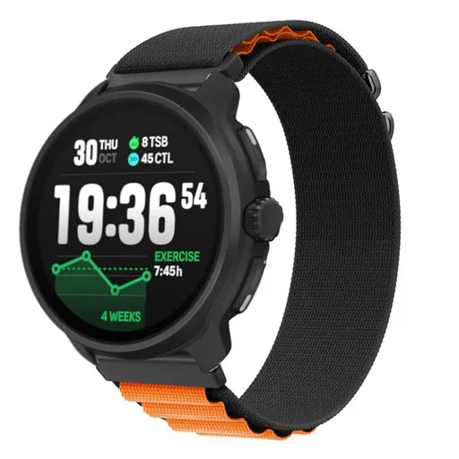 NYLON Vymeniteľný remienok pre Suunto Race 2 BLACK-ORANGE