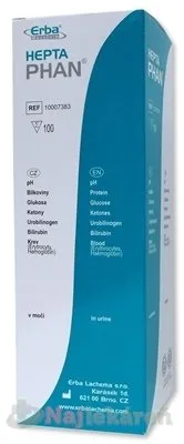 HEPTAPHAN diagnostické prúžky na moč 100ks
