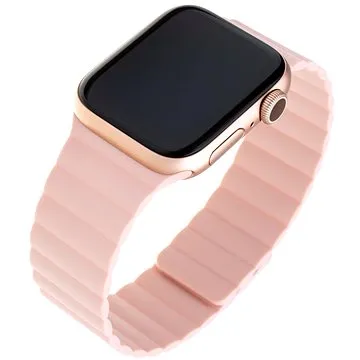 FIXED Silicone Magnetic Strap pre Apple Watch 42/44/45/Ultra 49mm ružový (FIXMST-434-PI)