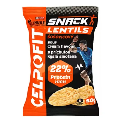 CELPO Fit Snack šošovicový s príchuťou kyslá smotana 50 g