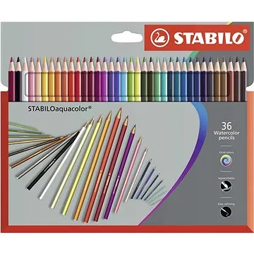 STABILOaquacolor 36 ks kartónové puzdro Premium (4006381483612)