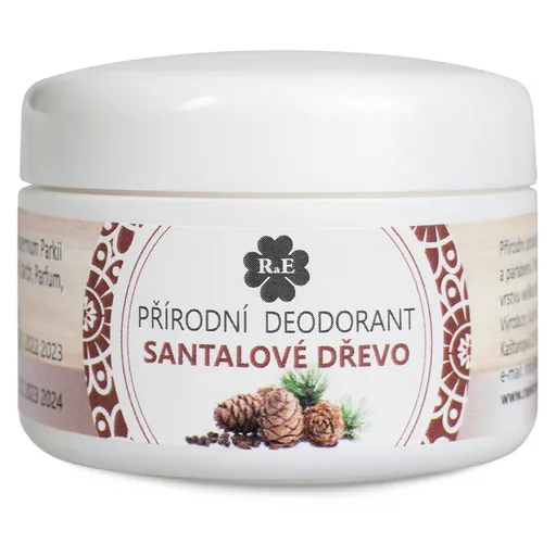 RAE Prírodný krémový dezodorant plastový obal Santalové drevo 50 ml