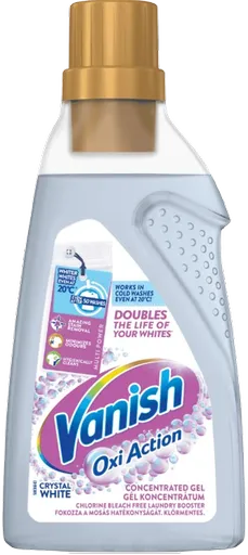VANISH OXI ACTION WHITE - Gél na bielenie a odstránenie škvŕn 0,75 L