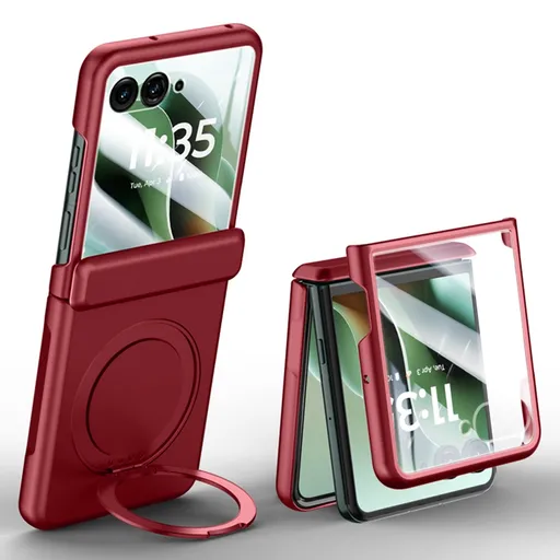 KICKSTAND MAGSAFE Kryt so stojanom pre Motorola Razr 60 Ultra červený