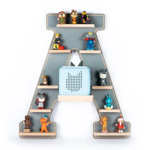 VCM Police Boarti Tonie - písmeno A, šedá