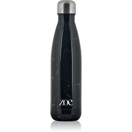 ZOE Stainless Steel Insulated Water Bottle fľaša na vodu z nehrdzavejúcej ocele farba Black 500 ml
