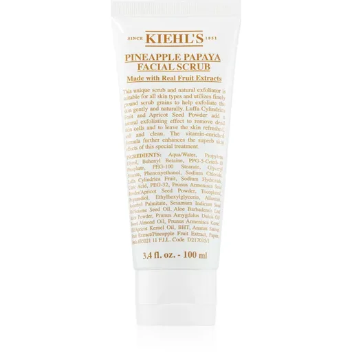 Kiehl's Pineapple Papaya Facial Scrub peeling pre všetky typy pleti 100 ml