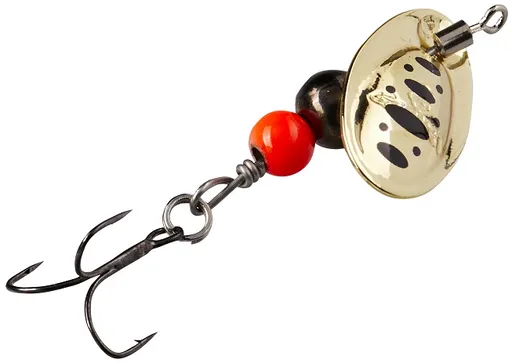 Gunki rotačka dots spotted 2h full gold-black - veľkosť 2 hmotnosť 3,8 g