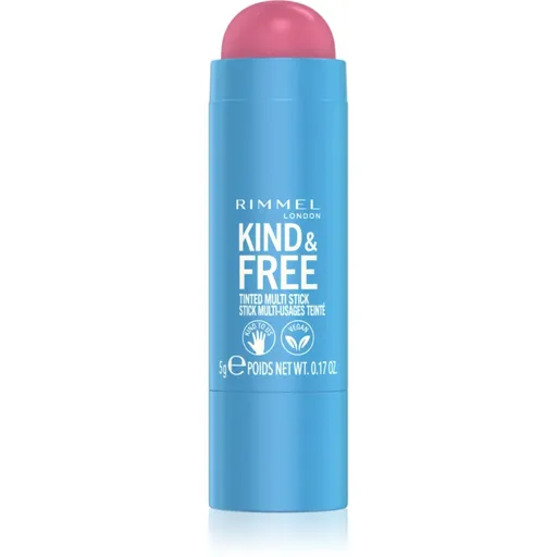 Rimmel Kind & Free multifunkčné líčidlo na oči, pery a tvár odtieň 003 Pink Heat 5 g