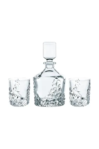 Karafa na whisky s pohármi Nachtmann Sculpture Whisky 750 ml / 365 ml 3-pak