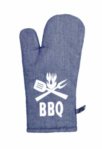 Chňapka kuchynská, Jeans BBQ, šedomodrá