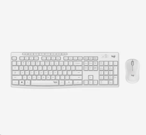 Logitech Silent Wireless Combo MK295, bezdrôtová klávesnica + myš, US, Off-White