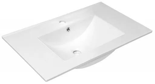 SAPHO - SLIM keramické umývadlo 76x46,5cm, biela 1601-75