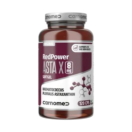 CARNOMED RedPower Asta X 8 mg 120 kapsúl