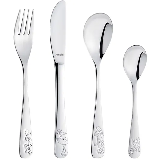 Amefa 4-dielna súprava detských príborov Forest Friends