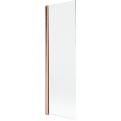 MEXEN - MIST vaňová zástena 70x150 cm 6mm 1-s, meď kartáčovaná, číra 8A9-070-001-65-00