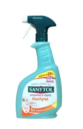 SANYTOL ODMASŤUJÚCI ČISTIČ Kuchyňa 500ml
