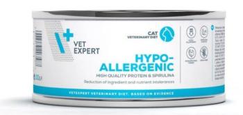 VetExpert VD cat 4T Hypoallergenic diétne krmivo v konzerve pre dospelé mačky 100g