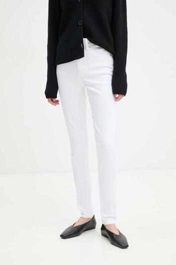 Rifle Levi's RETRO HIGH SKINNY dámske, biela farba