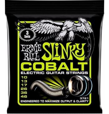 Ernie Ball 3721 Slinky Cobalt 3-Pack Struny pre elektrickú gitaru