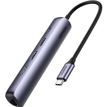 USB-C To USB 3.0 A+HDMI+RJ45+PD Converter (10919)