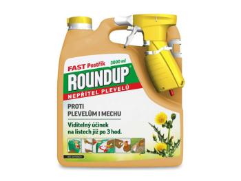 ROUNDUP Fast bez glyfozátu - rozprašovač EVERGREEN 3l